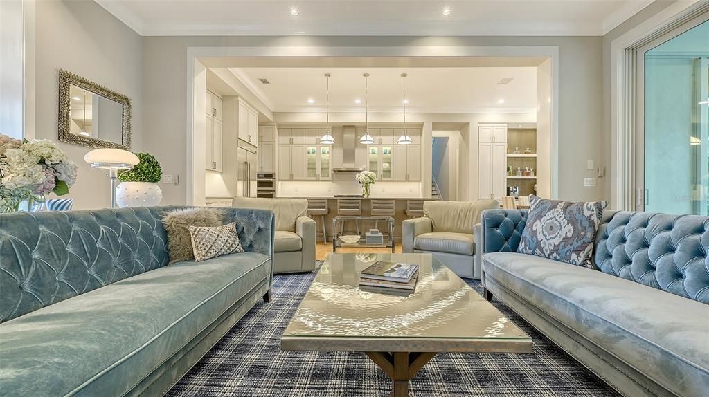 Interior, Kitchen, Living room, Pendant Lights, Recessed Lighting
