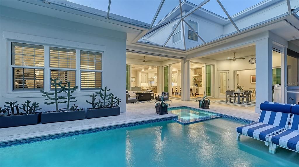 Glass Ceilings, Interior, Pool, Sun Room