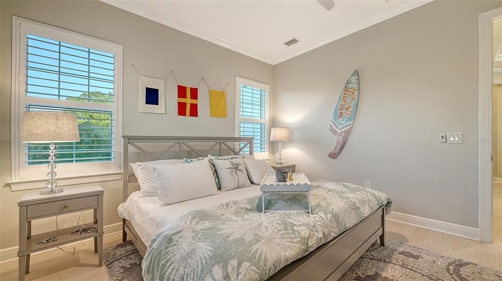 Bedroom, Interior, Wood Texture Flooring