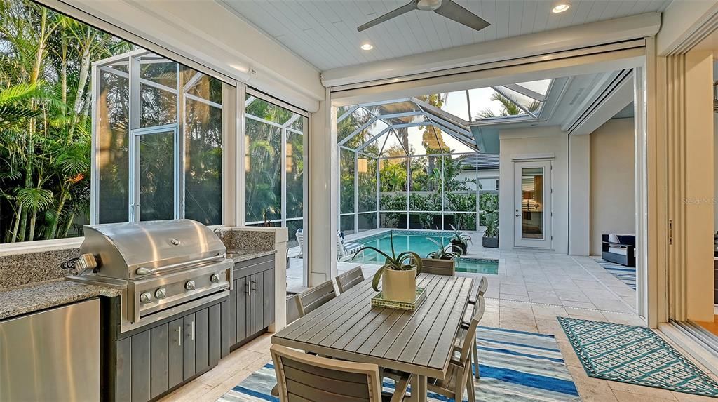 Glass Ceilings, Interior, Pool, Recessed Lighting, Sun Room