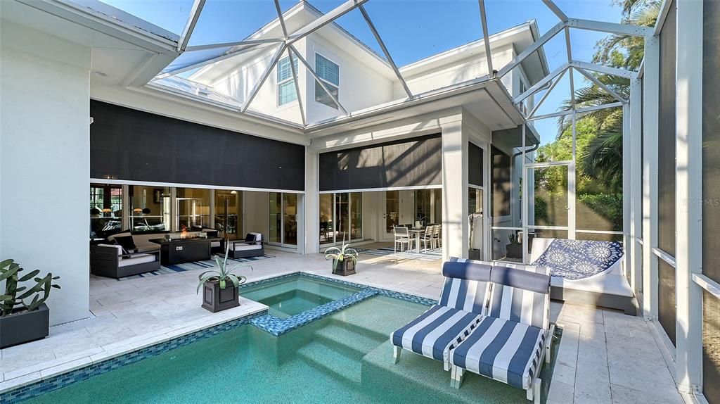 Glass Ceilings, Interior, Pool, Sun Room