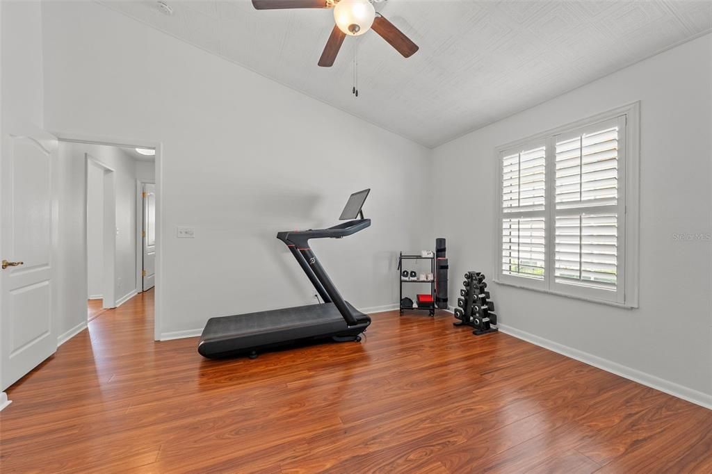 Fitness Equipment, Interior, Wood Texture Flooring