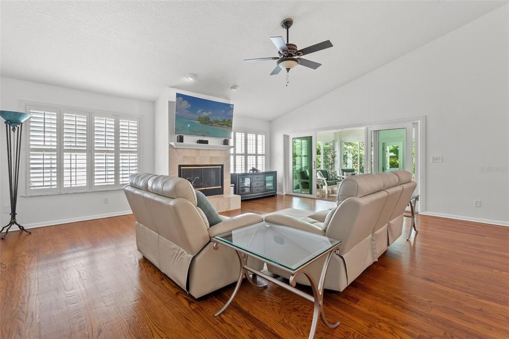 Fireplace, Interior, Living room, Wood Texture Flooring