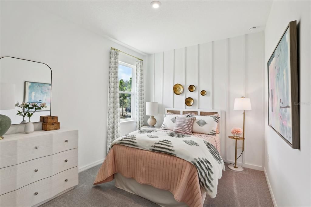 Bedroom, Interior, Recessed Lighting