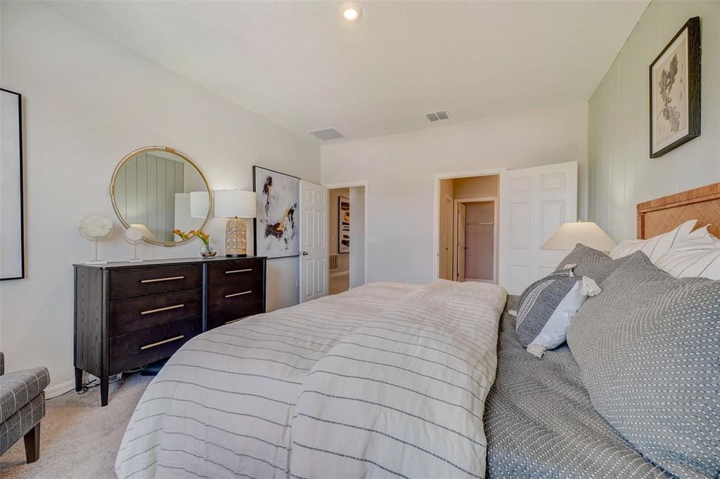 Bedroom, Interior, Recessed Lighting