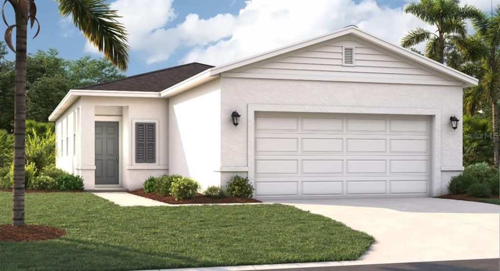 Attached, Exterior, Facade, Ranch