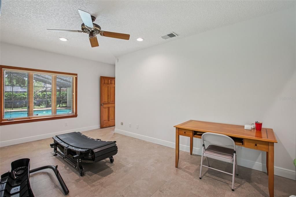 Home Office, Interior, Recessed Lighting