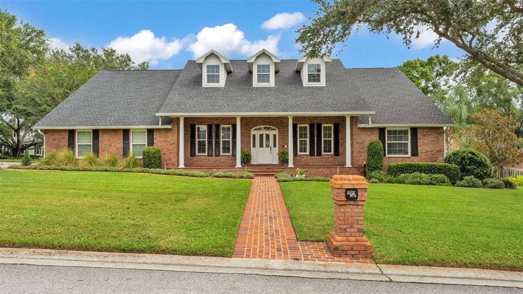 Exterior, Facade, Brick Facade, Cape Cod