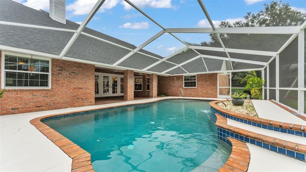 Glass Ceilings, Interior, Pool, Stone Walls, Sun Room