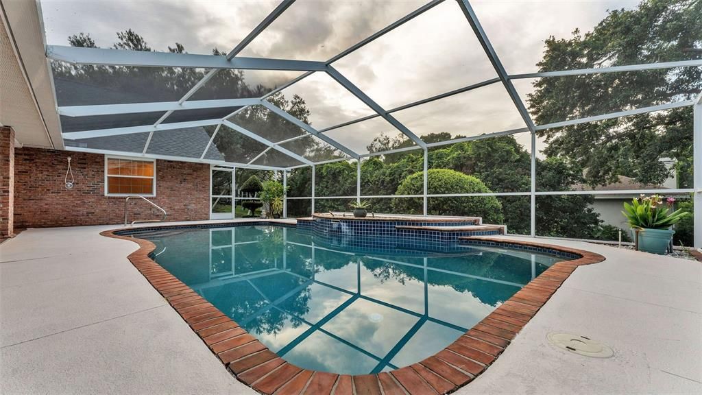 Glass Ceilings, Interior, Pool, Stone Walls, Sun Room