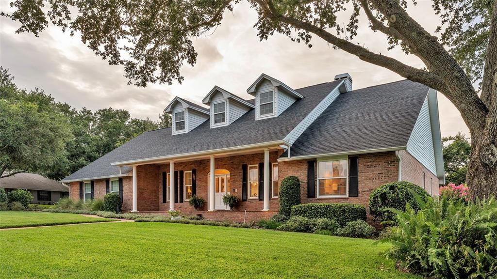 Exterior, Facade, Brick Facade, Cape Cod