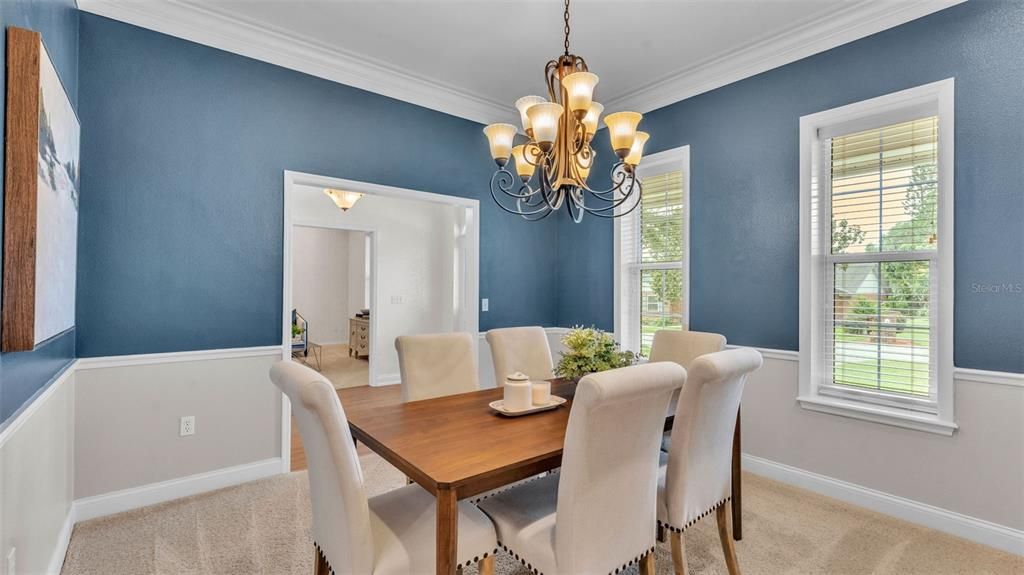 Chandelier, Dining room, Interior