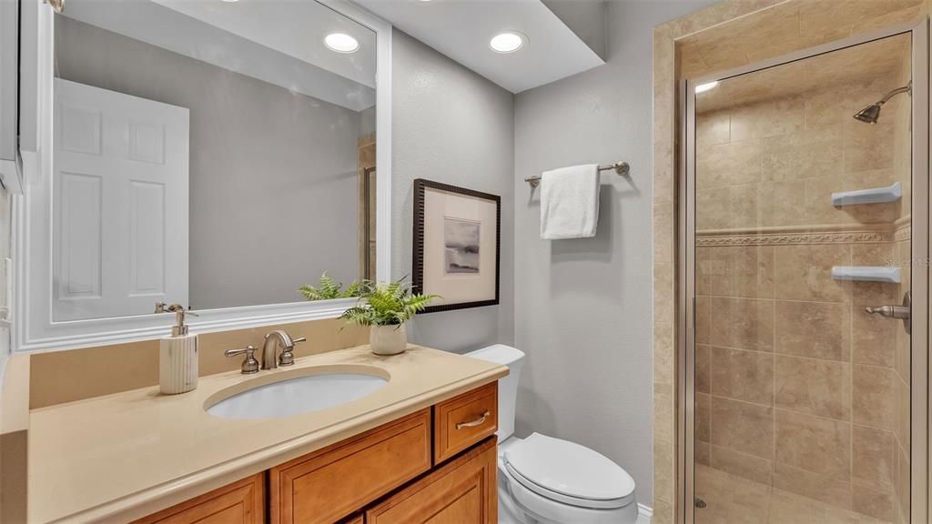 Bathroom, Interior, Recessed Lighting