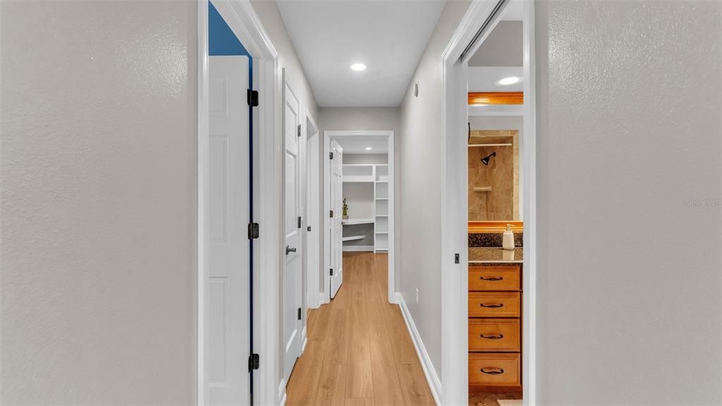 Interior, Recessed Lighting, Walk-in Closets, Wood Texture Flooring