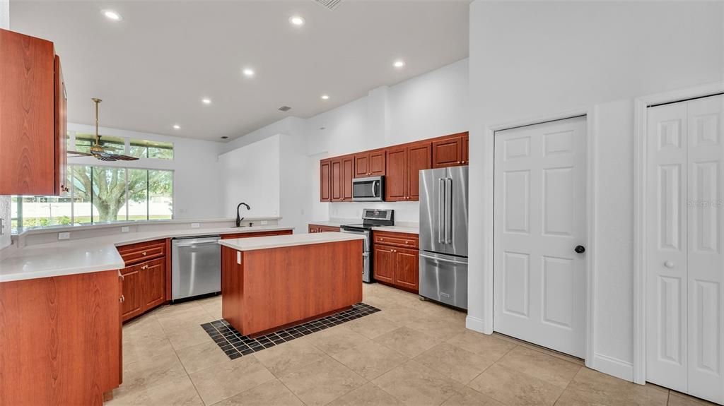 Interior, Kitchen, Recessed Lighting, Stainless Steel Appliances