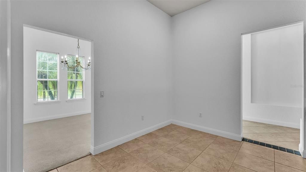 Chandelier, Empty room, Interior
