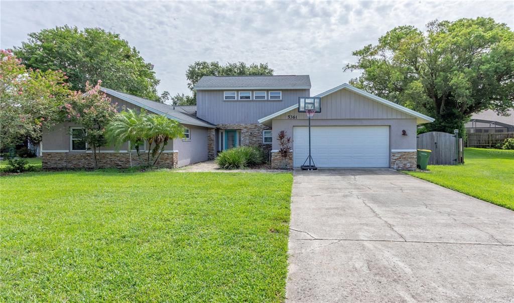 Attached, Backyard, Exterior, Facade, Ranch