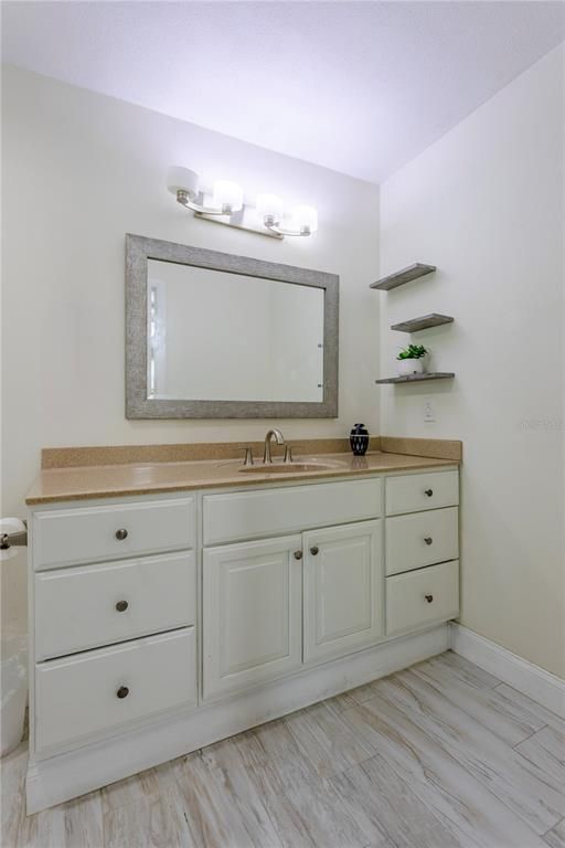 Bathroom, Interior, Wood Texture Flooring