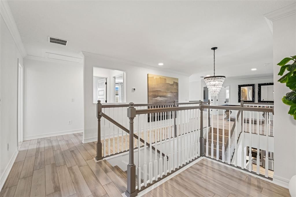 Chandelier, Interior, Recessed Lighting, Wood Texture Flooring