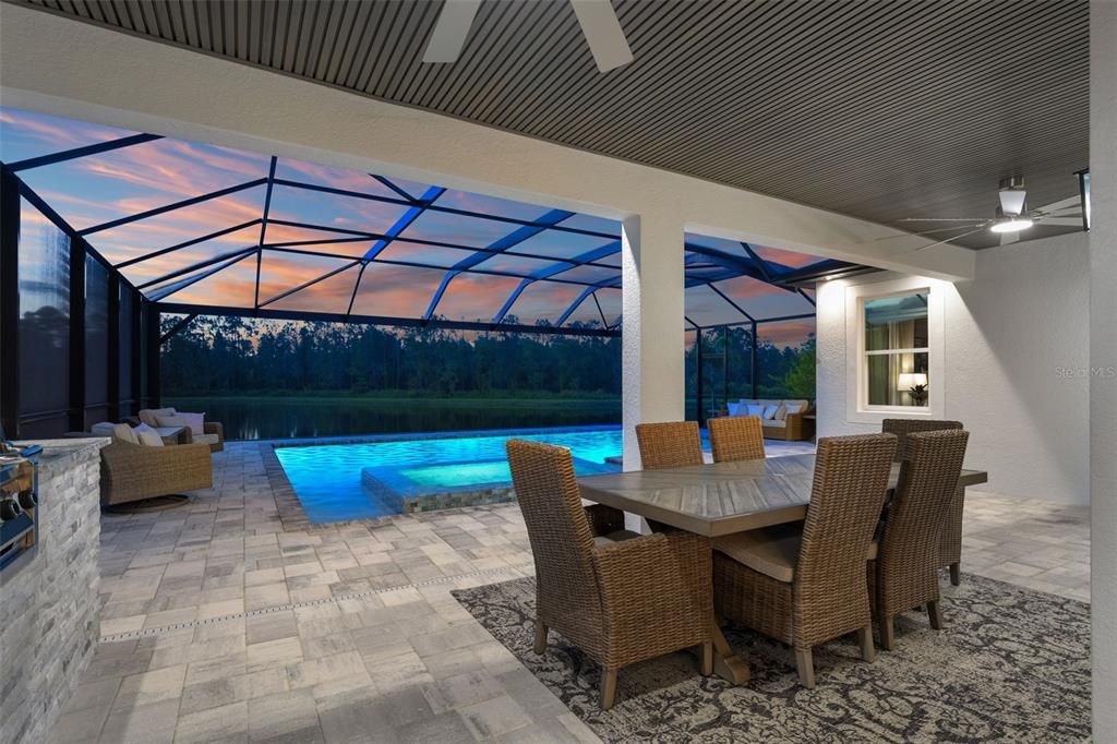 Dining room, Glass Ceilings, Interior, Pool, Sun Room