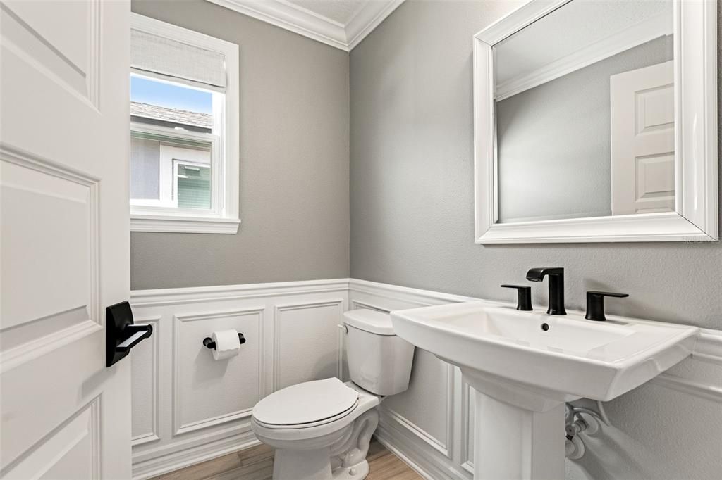 Bathroom, Interior, Wood Texture Flooring