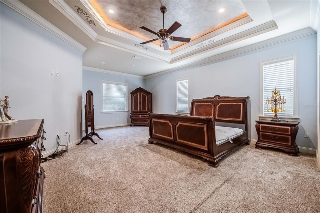 Bedroom, Interior, Recessed Lighting