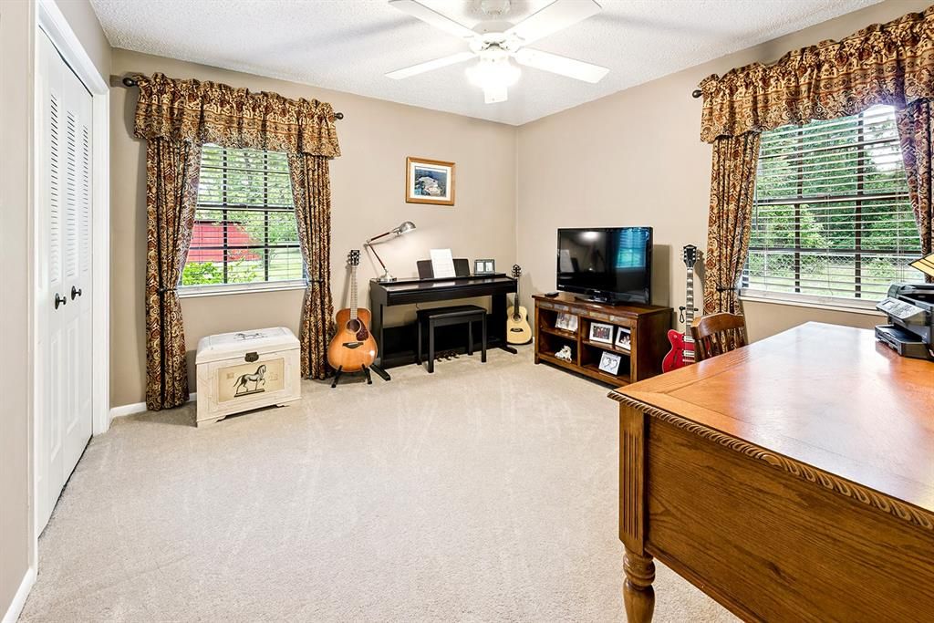 Home Office, Interior, Piano