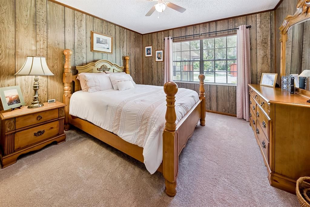 Bedroom, Interior, Wooden Walls