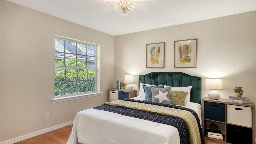 Bedroom, Interior, Wood Texture Flooring