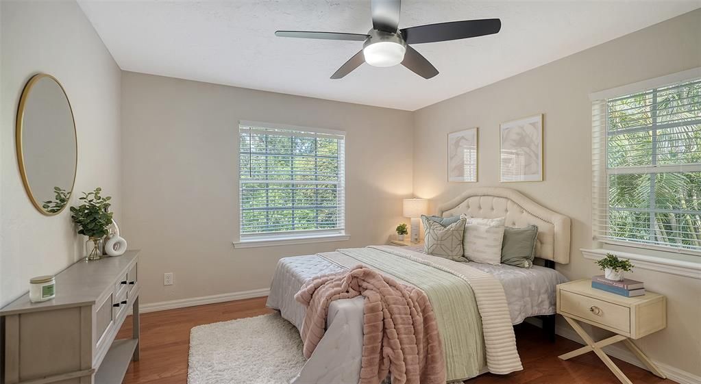 Bedroom, Interior, Wood Texture Flooring