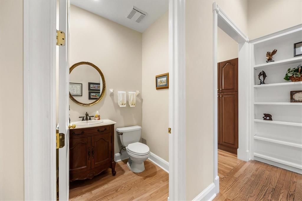 Bathroom, Interior, Wood Texture Flooring