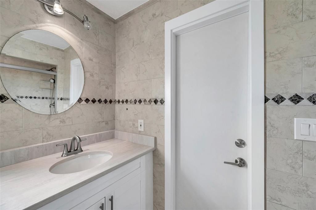 Bathroom, Interior, Marble Walls