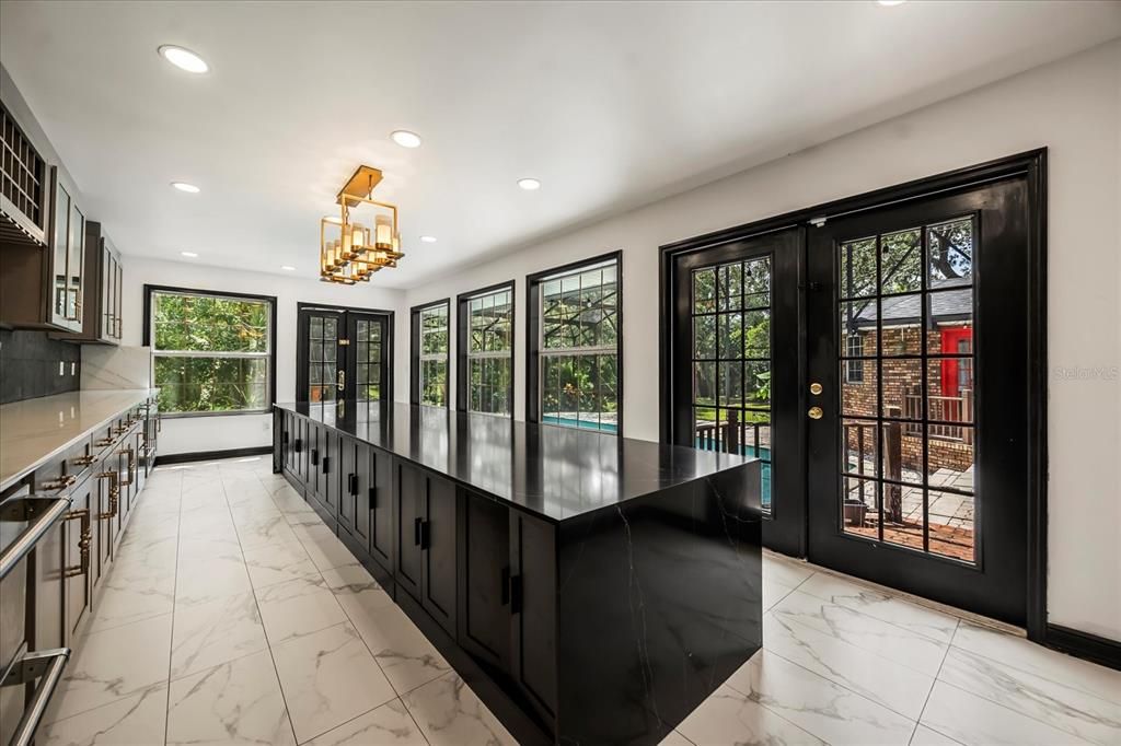 Interior, Marble, Recessed Lighting