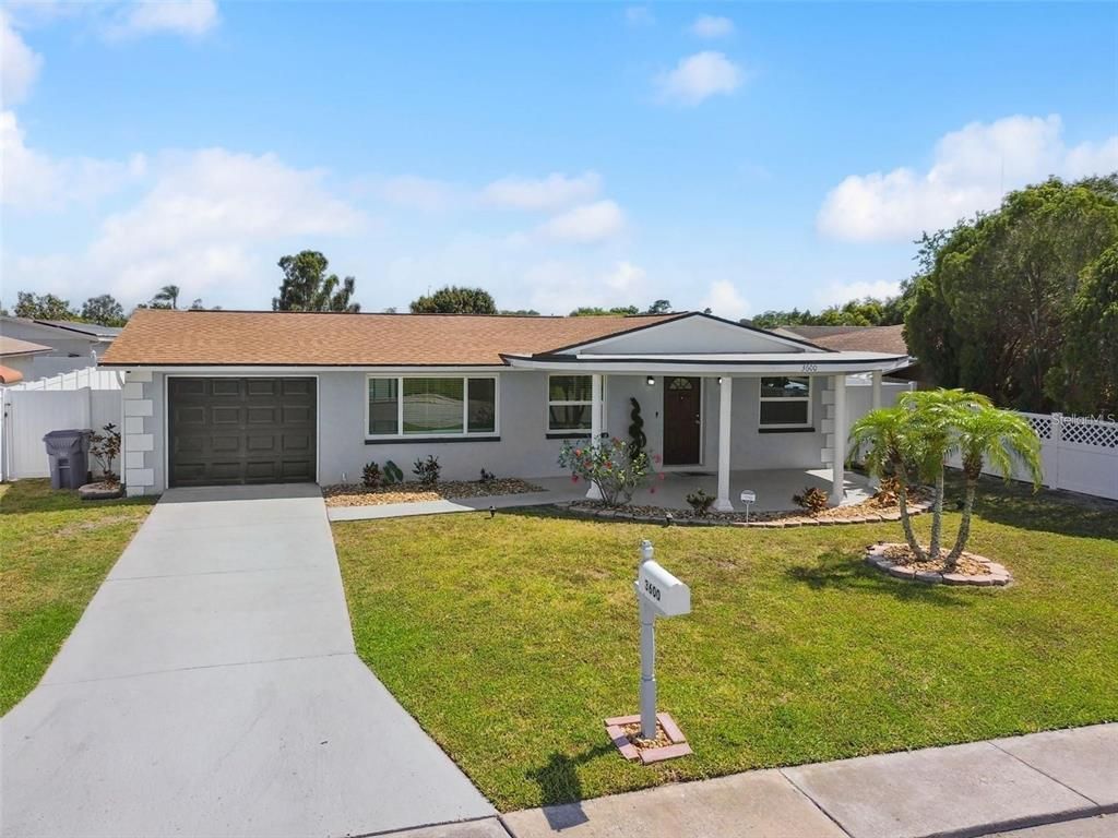 Attached, Backyard, Exterior, Facade, Ranch