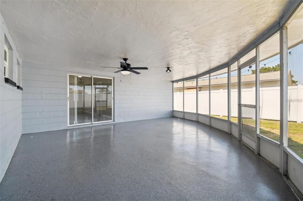 Empty room, Interior, Stone Walls, Sun Room