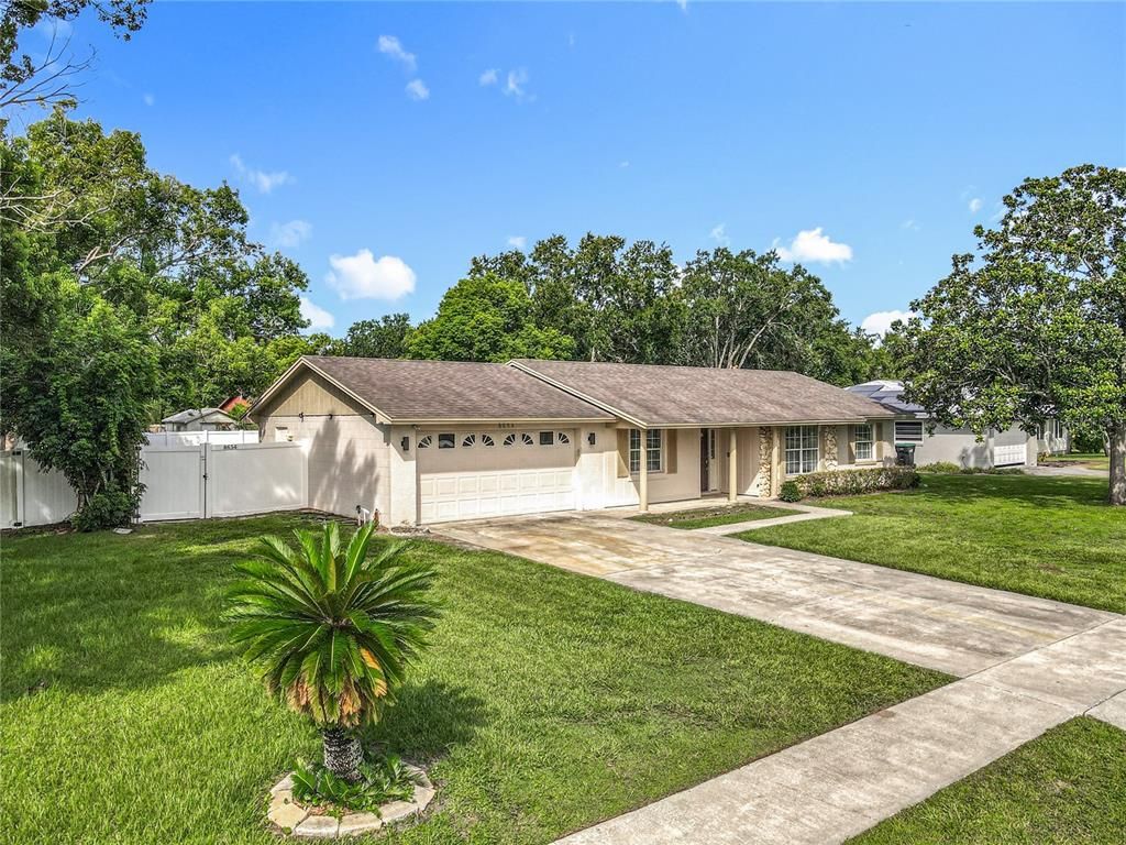 Attached, Backyard, Exterior, Facade, Ranch