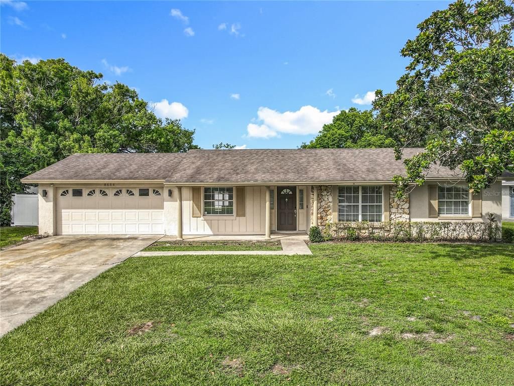 Attached, Backyard, Exterior, Facade, Ranch