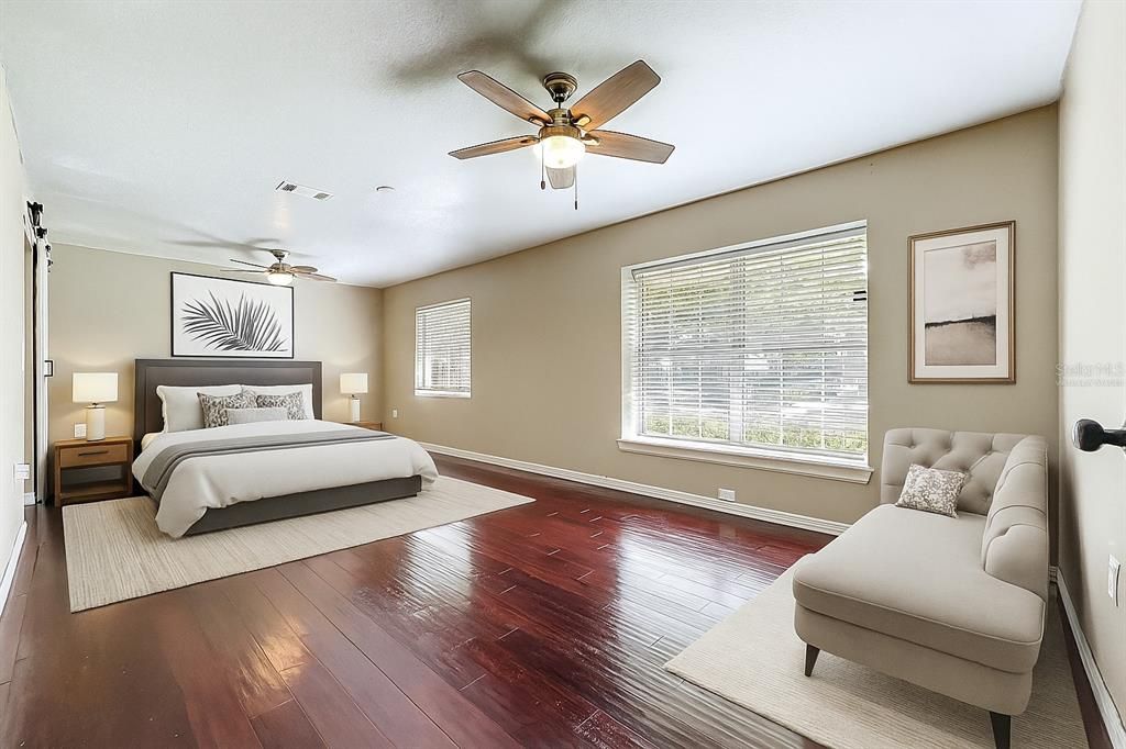 Bedroom, Interior, Wood Texture Flooring