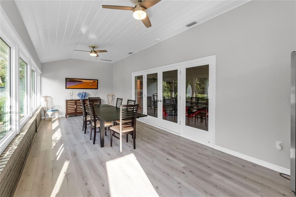 Dining room, Interior, Wood Texture Flooring