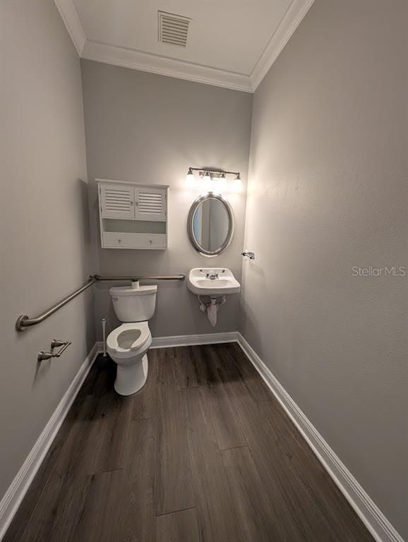 Bathroom, Interior, Wood Texture Flooring