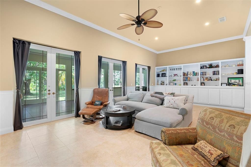 Interior, Living room, Recessed Lighting