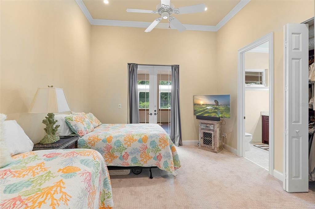 Bedroom, Interior, Recessed Lighting