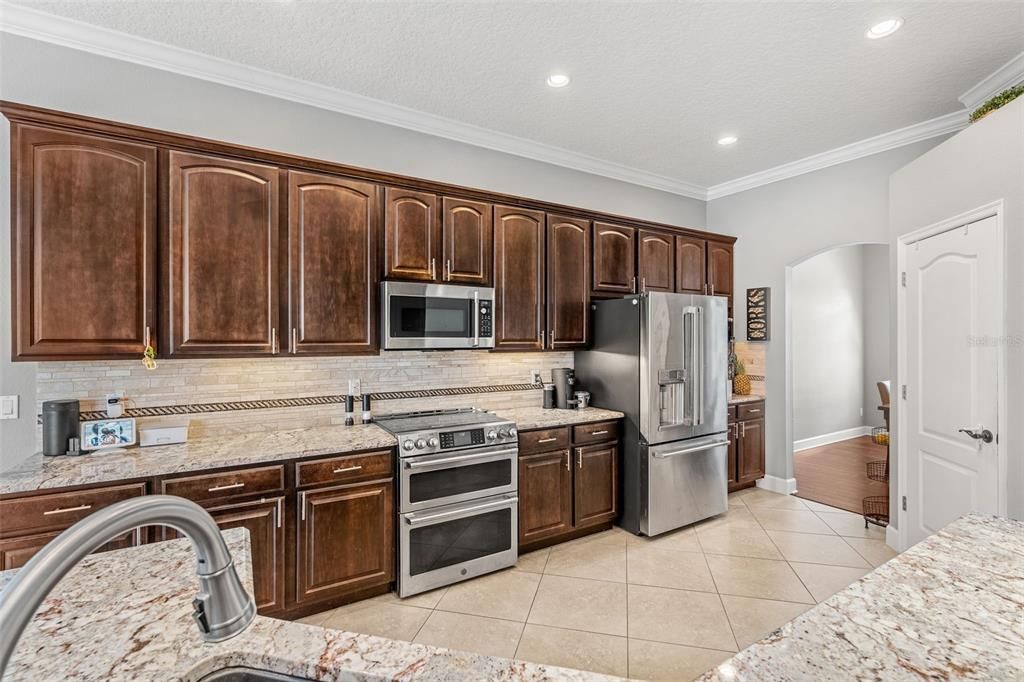 Interior, Kitchen, Recessed Lighting, Stainless Steel Appliances