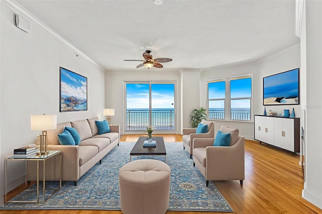 Interior, Living room, Water, Wood Texture Flooring