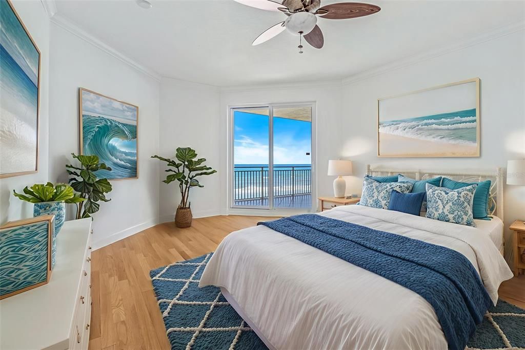 Bedroom, Interior, Water, Wood Texture Flooring