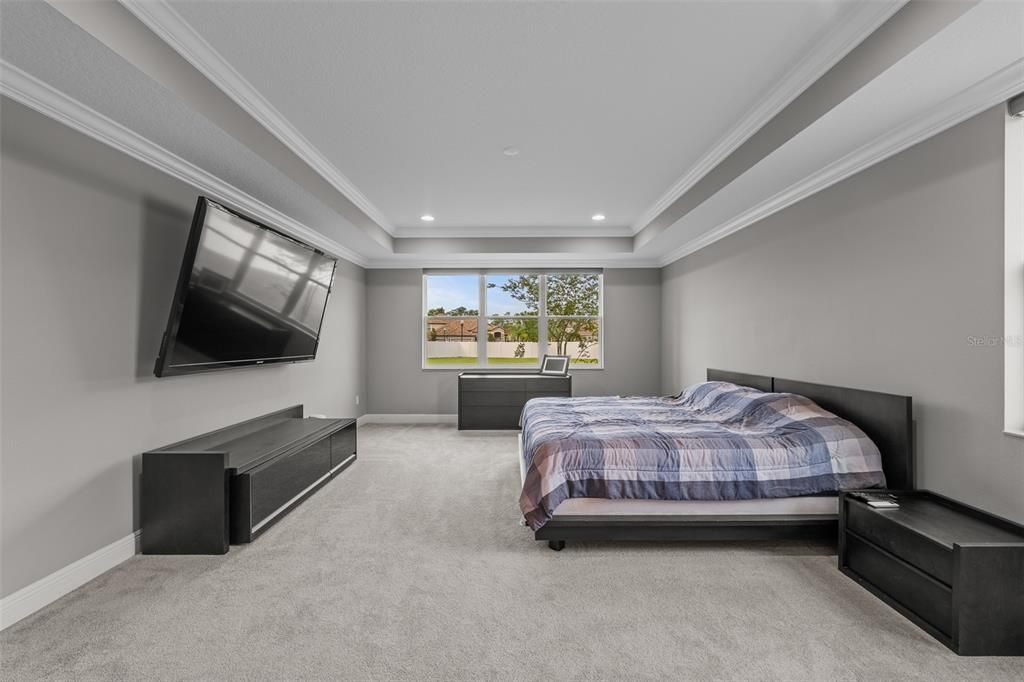 Bedroom, Interior, Recessed Lighting