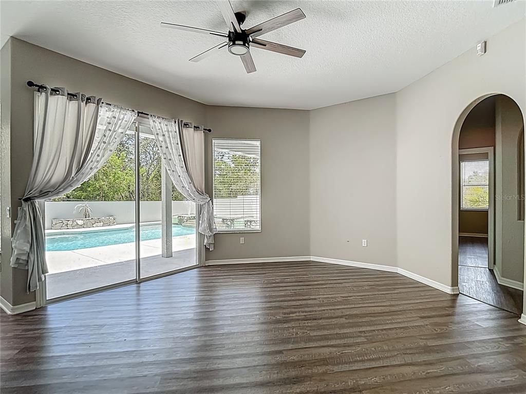 Empty room, Interior, Wood Texture Flooring