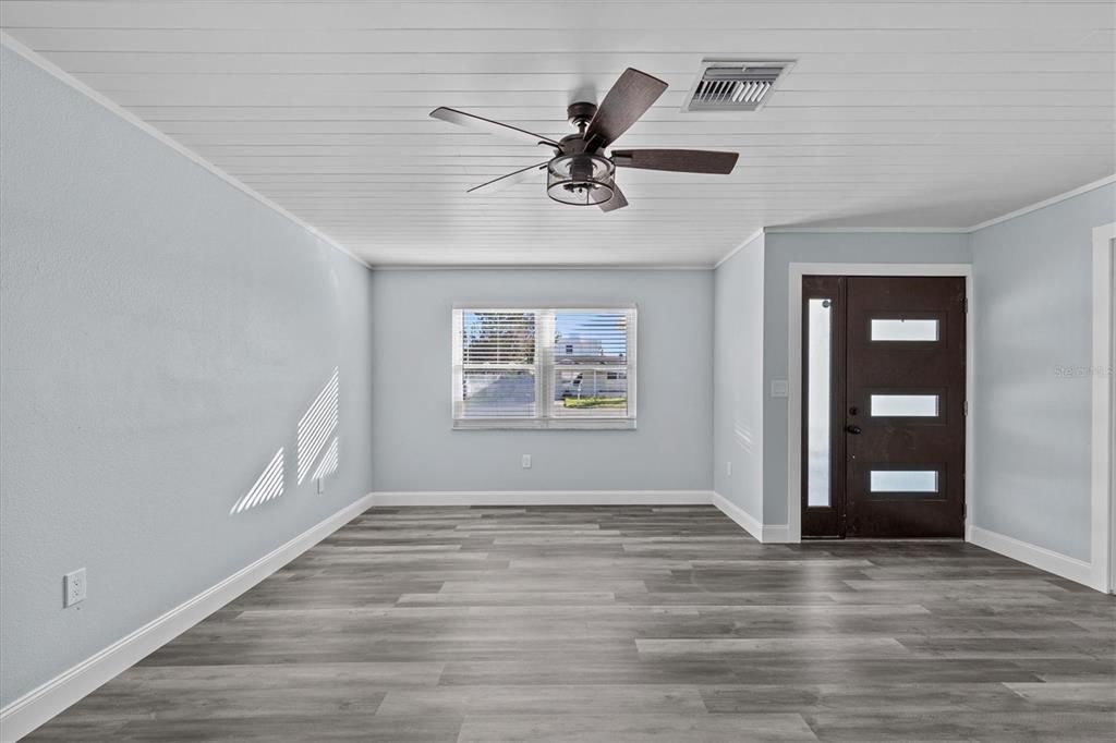 Empty room, Interior, Wood Texture Flooring