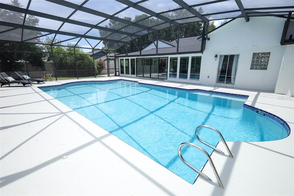 Glass Ceilings, Interior, Pool, Sun Room