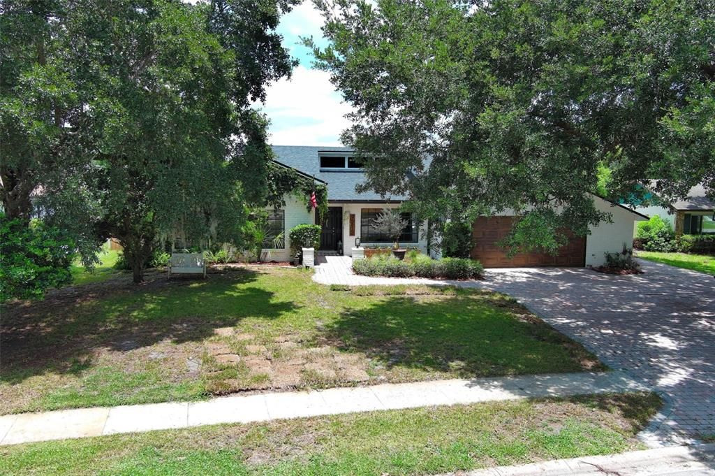 Attached, Backyard, Exterior, Facade, None